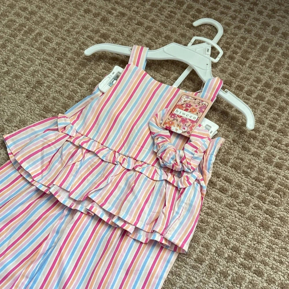 Btween Girls 2 Piece Striped Set Size‎ 18 Months NWT - Picture 2 of 5
